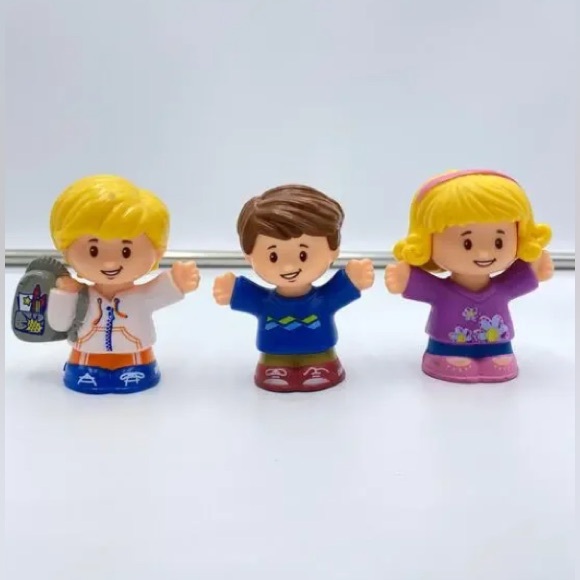 Fisher-Price Other - Fisher Price Little People Big Helpers & School Boy Lot of 3 Figures